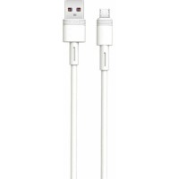 Дата кабель USB 2.0 AM to Micro 5P 1.0m 5A white XO (NB166-M-1-WH)
