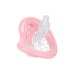 Пустушка Curaprox + контейнер для зберігання 7-18 міс. рожева (Babysoother pink size 1)