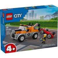 Конструктор LEGO City Евакуатор і ремонт спортивних авто (60435)