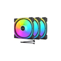 Кулер до корпусу PcCooler EF 120 ARGB BK 3 IN 1 Black
