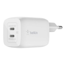 Зарядний пристрій Belkin 65W 2хUSB-С GAN PD PPS white (WCH013VFWH)