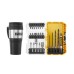 Набір свердл і біт DeWALT Phillips, Pozidriv, Torx, Pz3, L = 25, 50 мм, 25 шт, ToughCase, термокухоль (DT70707)