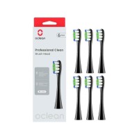 Насадка для зубної щітки Oclean P1C5 B06 Professional Clean Brush Head Black (6 шт) (6970810553864)