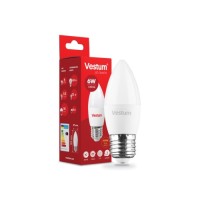 Лампочка Vestum C37 6W 3000K 220V E27 (1-VS-1302)