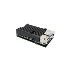 Корпус до промислового ПК Pi HUT for Raspberry Pi 4 Alu Radiator Black (TPH-002)