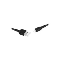 Дата кабель USB 2.0 AM to Lightning 1.0m 2.4A black HOCO (6957531061144)