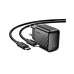 Зарядний пристрій HOCO CS24A Puerto USB-C PD25W + cable USB-C to Lightning Black (6942007639767)