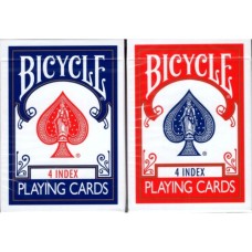 Гральні карти Bicycle League Back Standard Index (red, blue) (00808)