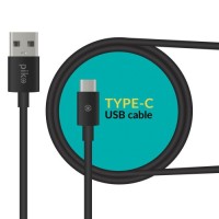 Дата кабель USB 2.0 AM to Type-C 2.0m CB-UT12 black Piko (1283126493850)