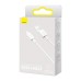 Дата кабель USB 2.0 AM to Micro 5P 1.0m 2A white Baseus (CAMYS-02)