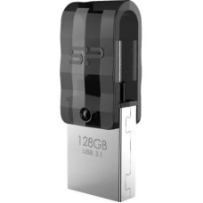 USB флеш накопичувач Silicon Power 128GB C31 Silver USB 3.1/Type C (SP128GBUC3C31V1K)