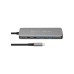 Концентратор J5create USB-C 5-in-1 2xUSB 3.2 10Gbps + 2xUSB-C 10Gbps PD 100W + HDMI 8K gray (JCH453-N)