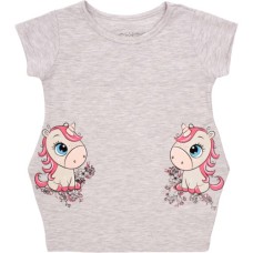 Плаття дитяче Breeze з єдинорогом (15689-104G-gray)