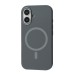 Чохол до мобільного телефона BeCover FIBRA Silicone OmniMag Apple iPhone 16 Gray (716227)