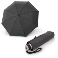 Парасоля Knirps Chrome Matt Manual Melange Black механічна, складана (Kn95-8041-4119)