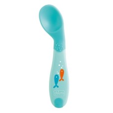 Набір дитячого посуду Chicco Ложка First Spoon 8 м+ (блакитна) (16100.20)