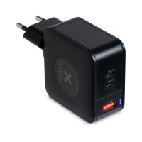 Зарядний пристрій Vinga 65W PD/QC 2xUSB-C+2xUSB-A+2xSchukoF 1.5m CEE7/7 (VCHG2OAC65)