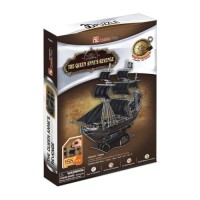 Пазл Cubic Fun 3D Корабель Чорної Бороди Помста Королеви Анн (T4005h)