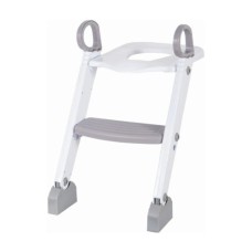 Накладка на унітаз FreeON з драбинкою White-Grey (42325)