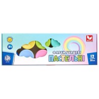 Гуашеві фарби Школярик Пастельні 12 кольорів (301118001-UA)