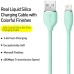 Дата кабель USB 2.0 AM to Lightning 2.0m 2.4A Jelly Liquid Silica Gel Green Baseus (CAGD000106)