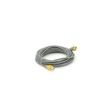 Дата кабель USB 2.0 AM/AF 10.0m UF-104 grey yellow VEGGIEG (YT-AM/AF-UF-104)