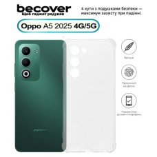 Чохол до мобільного телефона BeCover Anti-Shock Oppo A5 2025 4G/5G Clear (713815)