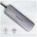 Концентратор AXAGON USB-C to 2xUSBA + HDMI + SD/microSD + USB-C PD 100W 0.2m grey (HMC-5)
