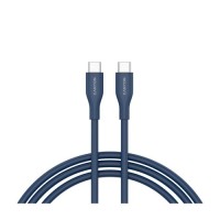 Дата кабель USB-C to USB-C 1.0m CC60SC10 60W Silicon Dark blue Canyon (CNS-CC60SC10DB)