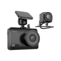 Відеореєстратор HOCO DV3 Driving recorder with display dual-channel Black (6942007608183)