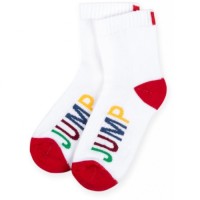 Шкарпетки Bross "Jump" з червоними вставками (11614-5-7B-red)