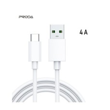 Дата кабель USB 2.0 AM to Type-C 4A white Proda (PD-B71a-WHT)