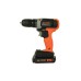 Шуруповерт Black&Decker 18 В Li-Ion, 1.5Ah, 600 об/хв, 1,2 кг (BCD001C1)