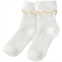 Шкарпетки дитячі BNM з оборкою (M0C0119-0002-3G-cream)