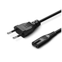 Кабель живлення C7 2m black ColorWay (CW-CBP085-BK)