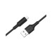 Дата кабель USB 2.0 AM to Micro 5P 1.0m 2A PVC X25 black HOCO (6957531080121)