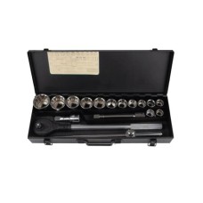 Набір торцевих головок Alloid 19-50мм, 3/4", 12-гран., 17шт. (НГ-6017М-12)