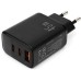 Зарядний пристрій Vinga 2xUSB-C + USB-A Display 45W (VCR45ACCDB)