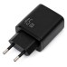 Зарядний пристрій Vinga 2xUSB-C + USB-A Display 45W (VCR45ACCDB)