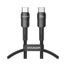 Дата кабель USB-C to USB-C 1.0m 100W black Essager (EXCTT1-XC01)