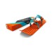 Санки Plastkon OneFoot Miniski Монолижа помаранчева (49653)