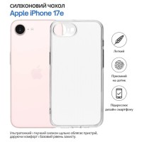Чохол до мобільного телефона BeCover Apple iPhone 17e Transparent (715147)