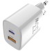 Зарядний пристрій Sigma 1xUSB-C PD33W + 1xUSB QC3.0 GaN X-power PS33-01 white (4827798527719)