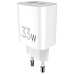 Зарядний пристрій Sigma 1xUSB-C PD33W + 1xUSB QC3.0 GaN X-power PS33-01 white (4827798527719)
