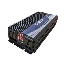 Автомобільний інвертор 12V/220V 2500 Вт, чиста синусоїда Choetech (CJ5000Q-BK-ZX)