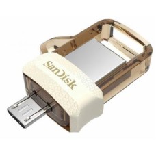 USB флеш накопичувач SanDisk 32GB Ultra Dual Drive m3.0 White-Gold USB 3.0/OTG (SDDD3-032G-G46GW)