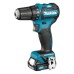 Шуруповерт Makita DF332DWYE, 10.8V, АКБ 2x1.5Ah, 21·35Нм, 0-450·0-1500об/хв, ЗП, кейс, 0.86кг (DF332DWYE)