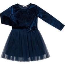 Плаття Breeze велюрове з фатиновою спідницею (16968-164G-blue)
