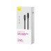 Дата кабель USB-C to USB-C 1.0m 240W Black Baseus (CAWJ040001)
