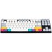 Клавіатура Varmilo APT87 CMYK C-TK Brown Wireless White Led UA (A92A024D3A5A17A007)